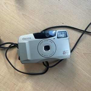Canon Sure Shot 60 Zoom Camera - Silver